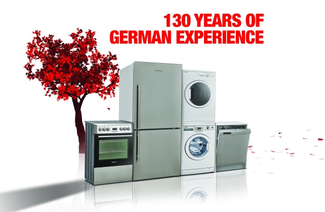 130 years of German Experience 2014 slogan.
