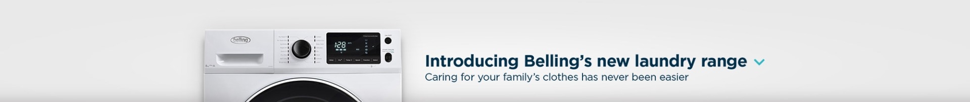 Introducing Belling's New Laundry Range.
