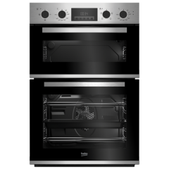 Beko CDFY22309X Built In Electric Double Oven - Stainless Steel