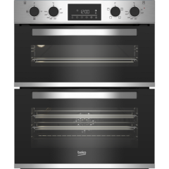 Beko CTFY22309X 59.4cm Built In Electric Double Oven - Stainless Steel
