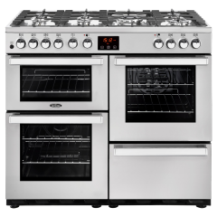 Belling 444444081 Cookcentre 100DFT Dual Fuel Range Cooker
