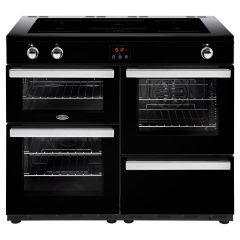 Belling 444444104  110EI 110cm Electric Rangecooker with Double Oven and Induction Hob - Black
