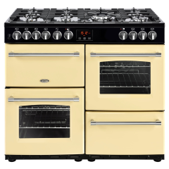 Belling 444444135 Farmhouse 100DFT Dual Fuel Range Cooker