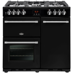 Belling 444444121 Farmhouse 90DFT Dual Fuel Range Cooker