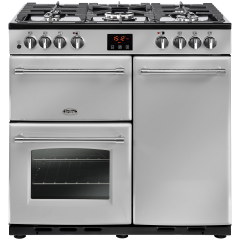 Belling 444444122 Farmhouse 90DFT Dual Fuel Range Cooker