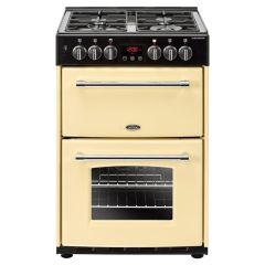 Belling FARMHOUSE60DFCR Farmhouse Mini Range Cooker In Cream 