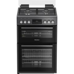 Blomberg GGRN655N 60cm Double Oven Gas Cooker with Gas Hob - Anthracite