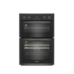 Blomberg RODN9202DX 59.4cm Built In Electric Double Oven - Dark Steel