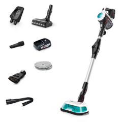 Bosch BCS71HYGGB Cordless Vacuum Cleaner 60 Minutes Run Time - White/Aqua
