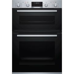 Bosch MBA5350S0B 59.4cm Built In Electric Double Oven - Stainless Steel