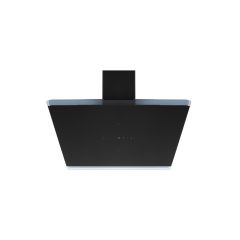 Cda EXG90BL 90cm gesture control angled black glass extractor, TC , LED lights (CHA37)