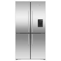 Fisher + Paykel RF605QDUVX1 90.5cm Frost Free Quad Door Fridge Freezer -Stainless Steel
