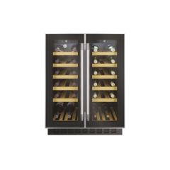 Hoover HWCB60DUK/N Wine Cooler Twin Door 60Cm With Inox Handle 