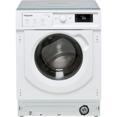 Hotpoint BIWMHG81485UK 8Kg 1400 Washer, B Energy, Antistain 100/ Quick , Big Digit Display, Woolmark