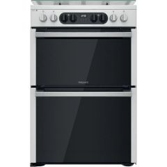 Hotpoint HDM67G8C2CXUK 60cm Dual Fuel Cooker - Silver