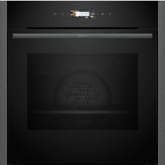 Neff B24CR31G0B 59.6cm Built In Electric Single Oven - Black/Graphite Grey
