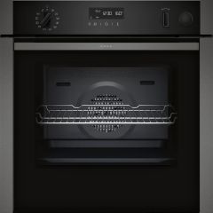Neff B3AVH4HG0B 59.4cm Built In Electric Single Oven - Black/Graphite Grey