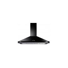Rangemaster CLAHDC100BC/ 95690 Classic 100Cm Hood Black Chrome Rail