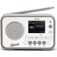 Roberts Radio PLAY20W Play 20 Digital DAB Radio In White 