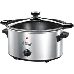 Russell Hobbs 23200 Slow Cooker 3.5 Litre In Stainless Steel