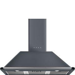 Smeg KT100GRE 100Cm Victoria Chimney Hood Slate Grey