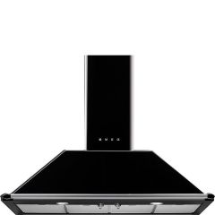 Smeg KT110BLE 110Cm Victoria Chimney Hood Black