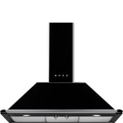 Smeg KT90BLE 90cm Victoria Chimney Hood Black