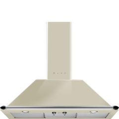 Smeg KT90PE 90Cm Victoria Chimney Hood Cream