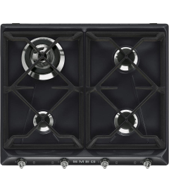 Smeg SR964NGH 60cm Gas Hob - Black