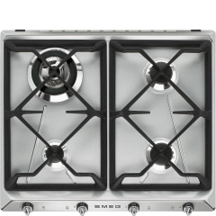 Smeg SR964XGH 60cm Gas Hob - Stainless Steel