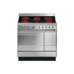 Smeg SUK92CMX9 Concert 90Cm Electric Range Cooker In Stainless Steel