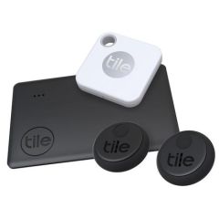Tile RE_24004 Essentials Key Finder 4 Pack - White/Black