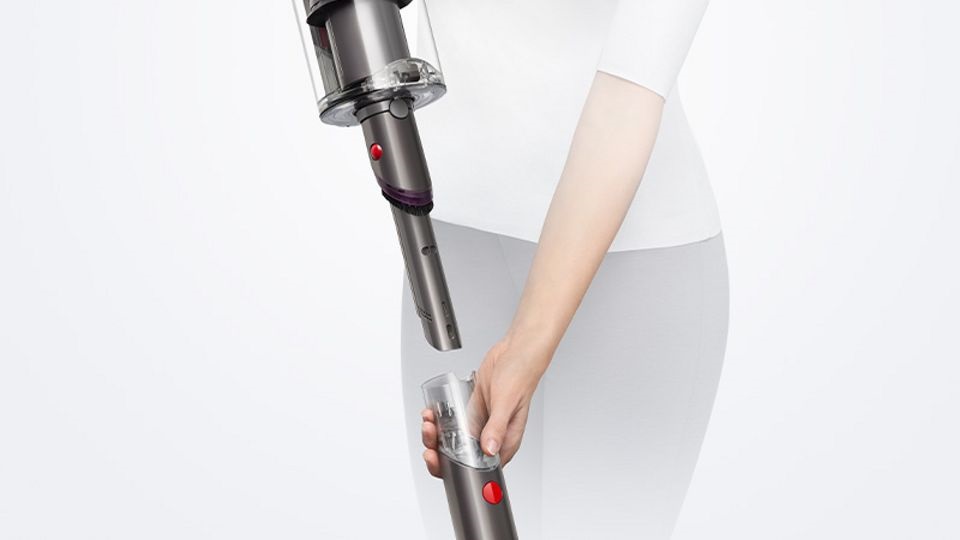 Built-in dusting and crevice tool.