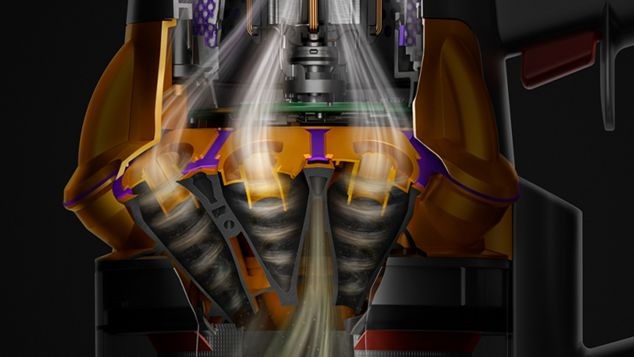 Root Cyclone technology see through diagram.