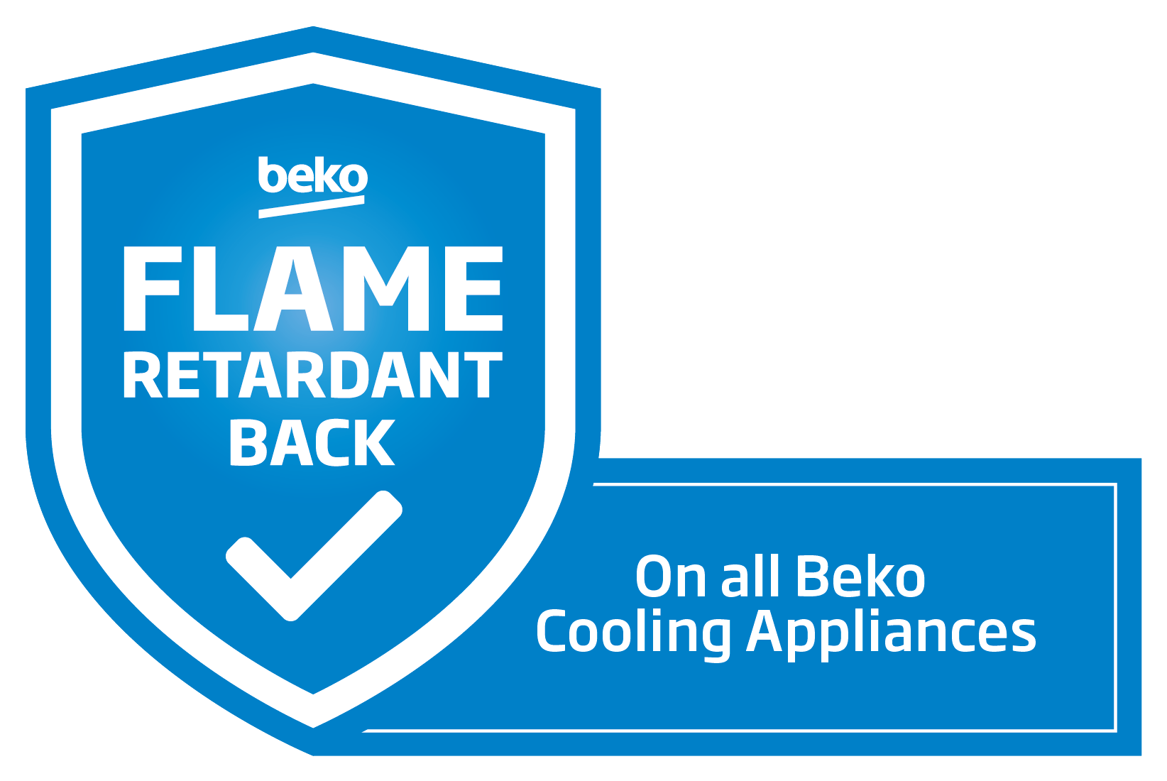 Flame Retardant Back on all Beko Cooling Appliances.